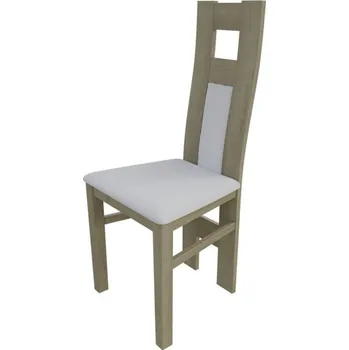 Jídelní židle Jídelní židle MOVILE 20 - dub sonoma / bílá ekokůže