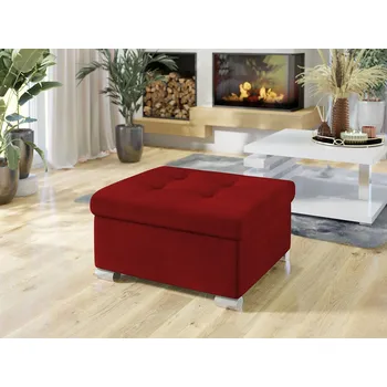 Taburet Taburetka do obýváku NELLI 1 - červená