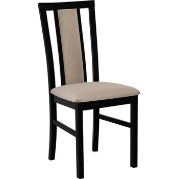 Jídelní židle Židle ke kuchyňskému stolu FRATONIA 400 - černá / béžová