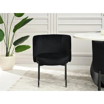 Jídelní židle Čalouněná jídelní židle LITKA - černá