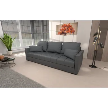 Pohovka Trojmístná rozkládací pohovka KLAVERA 1 - tmavě šedá 1