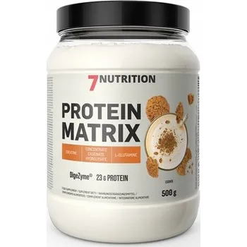 Aminokyselina 7NUTRITION PROTEIN MATRIX 500G BÍLKOVINY KAZEIN KREATIN L-GLUTAMIN