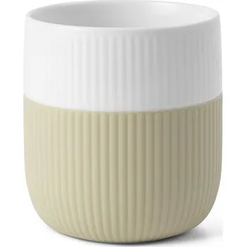 Royal Copenhagen Porcelánový hrnek Fluted Contrast Sand 350 ml