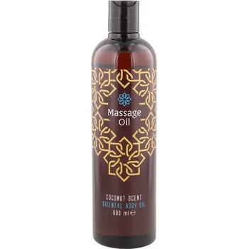 Masážní přípravek Olejek na masáž a tělo s kokosovou vůní, krásný, 600 ml
