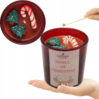 Svíčka VÁNOČNÍ VONNÁ SVÍČKA SMELL OF CHRISTMAS VÁNOČNÍ VŮNĚ LUNARI