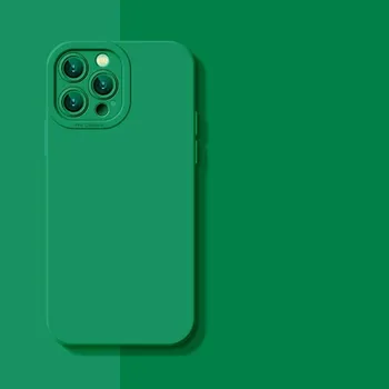 Pouzdro na mobilní telefon Silikonové pouzdro pro Apple iPhone 12 mini, zelená