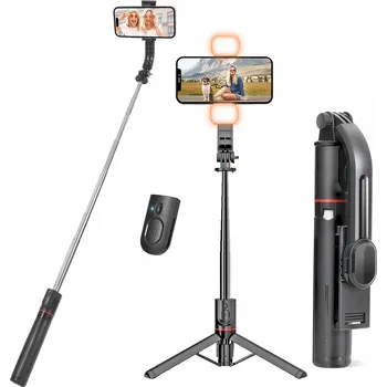 Selfie tyč SELFIE TYČ STATIV DRŽÁK NA TELEFON TRIPOD 116CM + DÁLKOVÉ OVLÁDÁNÍ