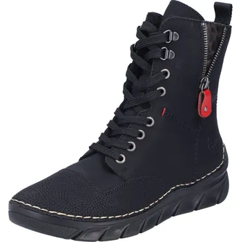 Dámská zimní obuv Dámská zimní obuv Rieker 55014-00 černá zateplena vlnou černá 40