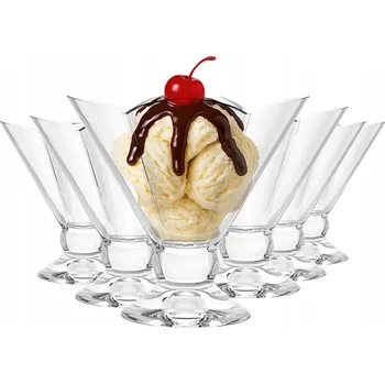 Sklenice Sada skleněných Pohárky na dezerty Altom Design Flamenco 6 kusů