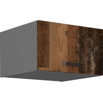 Kuchyňská skříňka Horní skříňka s výklopnými dvířky PENKA - šířka 50 cm, old style / antracit