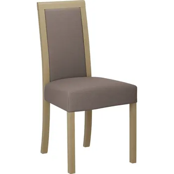 Jídelní židle Jídelní židle s látkovým potahem ENELI 3 - dub sonoma / hnědá 1