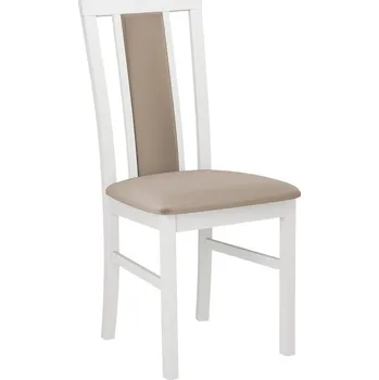 Jídelní židle Židle ke kuchyňskému stolu FRATONIA 400 - bílá / béžová
