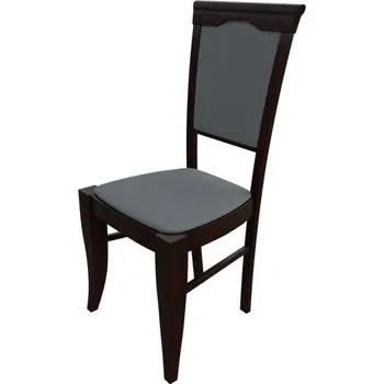 Jídelní židle Čalouněná jídelní židle MOVILE 1 - ořech / šedá 1