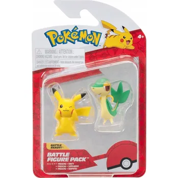 Figurka POKEMON sada 2 figurek do bitvy Pikachu Snivy jako dárek figurka 4+