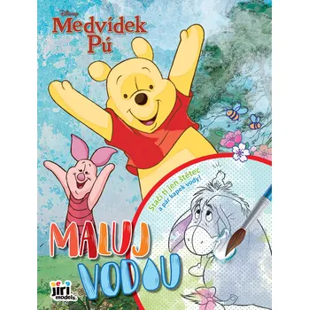 omalovánky JIRI MODELS Maluj vodou A4 Medvídek Pú omalovánky | 14