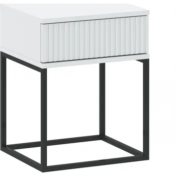 Noční stolek Noční stolek se šuplíkem MARETA 1 - bílý