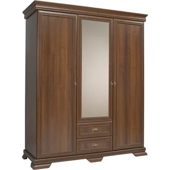 Šatní skříň Třídveřová šatní skříň 158 cm GREGORIA - samoa king