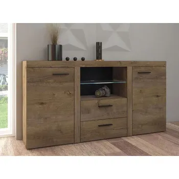 Komoda Moderní kombinovaná komoda THISE - dub lefkas