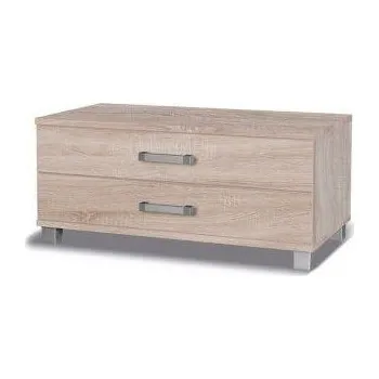 Komoda Nízká šuplíková komoda ANDOVER - dub sonoma