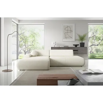 Sedací souprava Rozkládací rohová sedačka s úložným prostorem SURREY 1 - ecru, levý roh