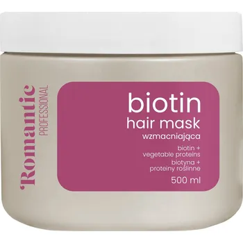 Vlasová regenerace ROMANTIC Maska na vlasy Biotin 500 ml