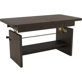 Jídelní stůl Rozkládací konferenční stolek VELYR - jasan tmavý