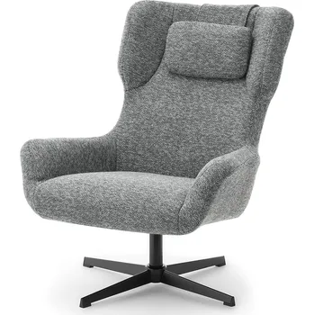 Křeslo Otočné křeslo ANTE - grafitové / černé