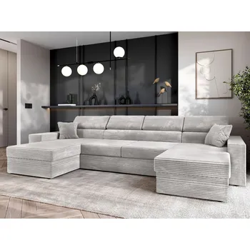 Sedací souprava Sedací souprava do U AMIRA - světle šedá