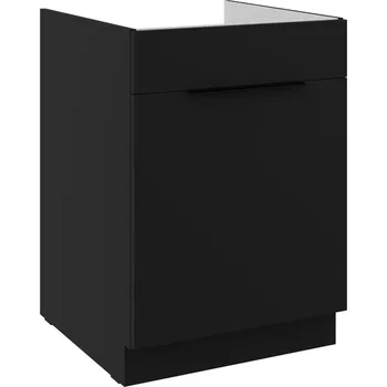 Kuchyňská skříňka Dolní skříňka na dřez SAJU - šířka 60 cm, černá