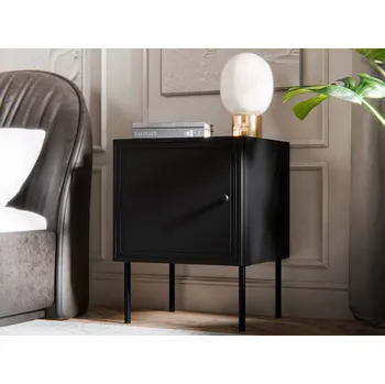 Noční stolek Set 2x noční stolek VANILIA - černý