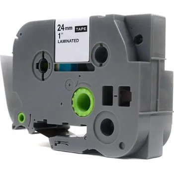 Pásek do tiskárny Ribbon JetWorld Biały to Czerwonym Replacement Brother 24mm x 8m TZe-455 (TZE455, TZ455, TZ-455, AZE455, AZE-455)