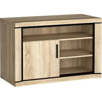 Televizní stolek Televizní stolek s dvířky AIRA - dub sonoma