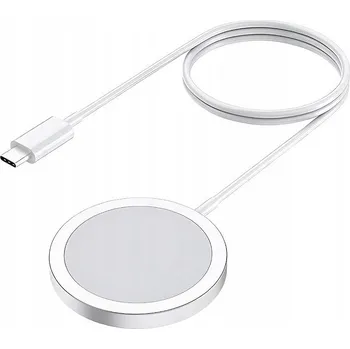 Forever magnetická bezdrátová nabíječka MAWC-100 15W šedá