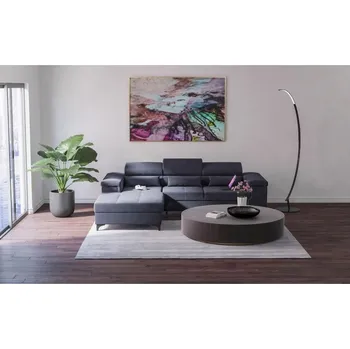 Sedací souprava Praktická sedačka s úložným prostorem HEDA - tmavě šedá