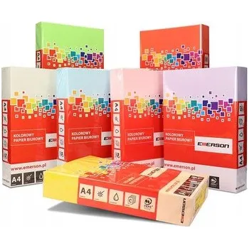 Kancelářský papír Kancelářský papír A4 barevný 80g EMERSON 500 listů zelený
