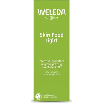 Pleťový krém Hydratační krém na obličej Weleda Skin Food Light 30 ml