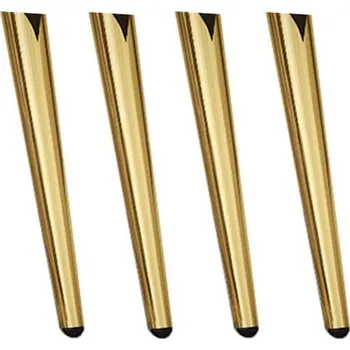 Televizní stolek Set 4x nožky k TV stolku REFUGIO - zlatý