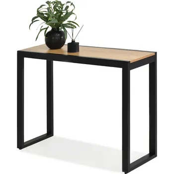 Konferenční stolek Konzolový stolek KRUM - černý / dub