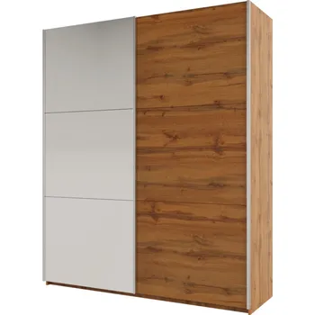 Šatní skříň Šatní skříň 200 EUDORA se zrcadlem - dub wotan