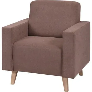 Křeslo Křeslo ALBANY - hnědé / dub san remo světlý