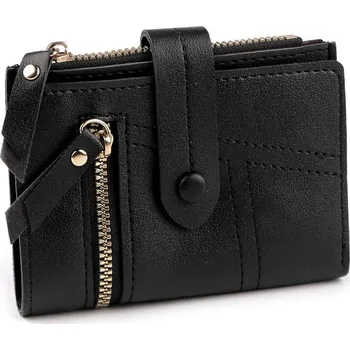 Dámská peněženka plochá 9x12 cm, velké, 6 černá