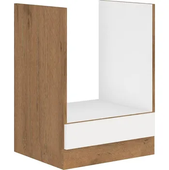 Kuchyňská linka Sporáková skříňka VANYA - šířka 60 cm, bílá / dub lancelot