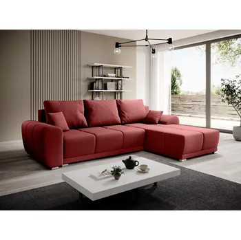 Sedací souprava Sedací souprava s úložným prostorem TALULLA - červená, pravý roh