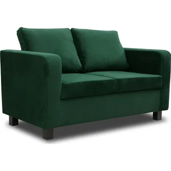 Pohovka Čalouněná dvoumístná pohovka CRISTALINA - zelená