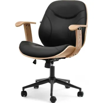 Otočná židle DOLMA - dub / černá