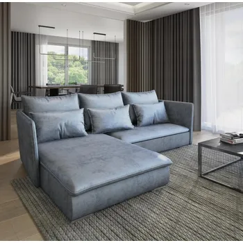 Sedací souprava Rohová sedačka RADANA - světle šedá