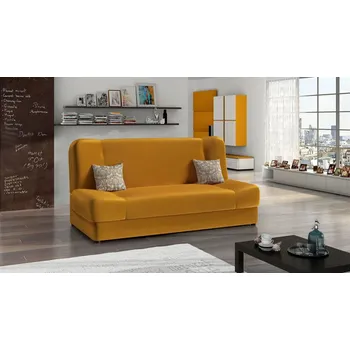 Pohovka Vícemístná rozkládací pohovka IRINA - hořčicová