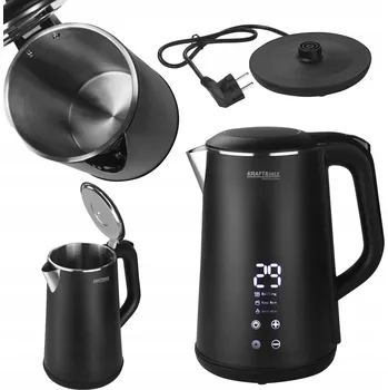 Rychlovarná konvice ELEKTRICKÁ KONVICE S REGULACÍ TEPLOTY 1,6L 1500W DOTYKOVÁ