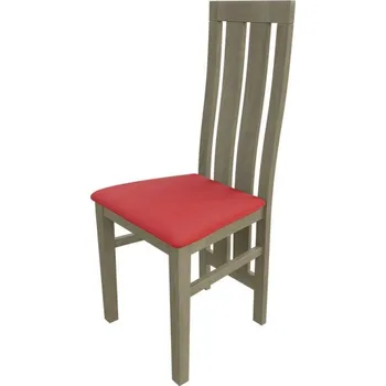 Jídelní židle Jídelní židle MOVILE 42 - dub sonoma / červená ekokůže