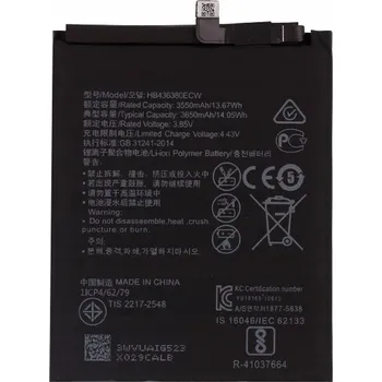 Baterie pro mobilní telefon Baterie pro Huawei P30, Huawei 3650 mAh